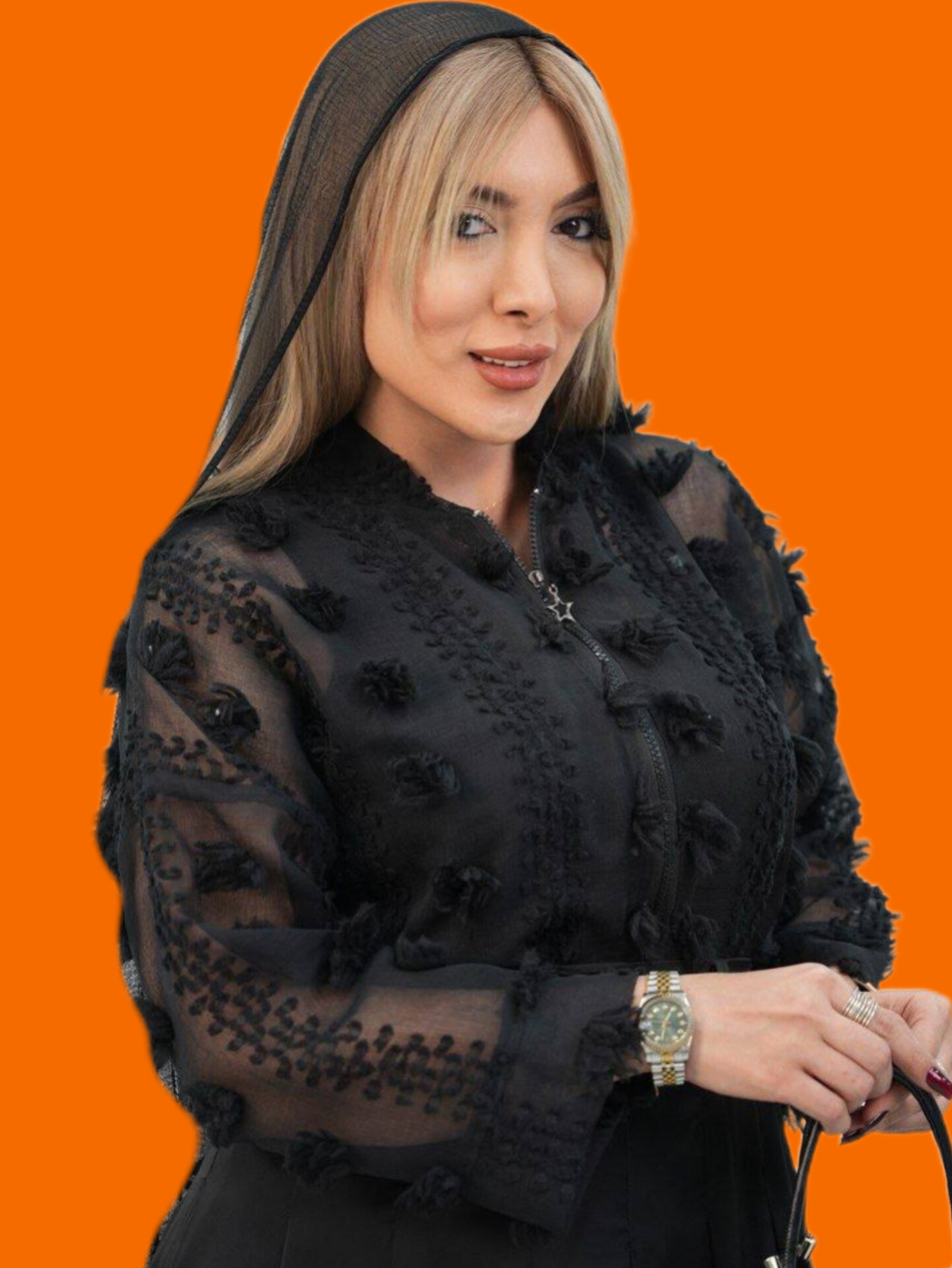 شومیز شیشه ای طرح برجسته زیپی